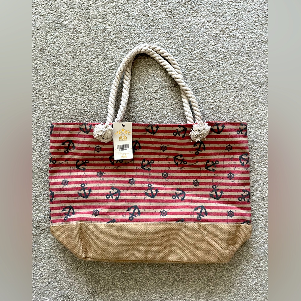 NWT Alfa Bag Nautical Tote